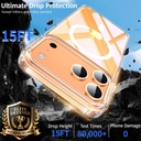 LWLFEKA Case iPhone 17 Pro Max Clear with Privacy Screen Protector