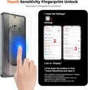 SUPFINE Magnetic for Samsung Galaxy S25 Ultra Case with Screen Protector, (Built-in Magnets) (Military Grade Drop Protection) Slim Translucent Shockproof Phone Case,Titanium Gray 