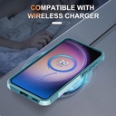 RMOCR for Samsung Galaxy S25 FE Case,Military Grade Phone Cover,Mint Green | Heavy Duty Shockproof Case, with Screen Protector+Camera Lens Cover+Wrist...