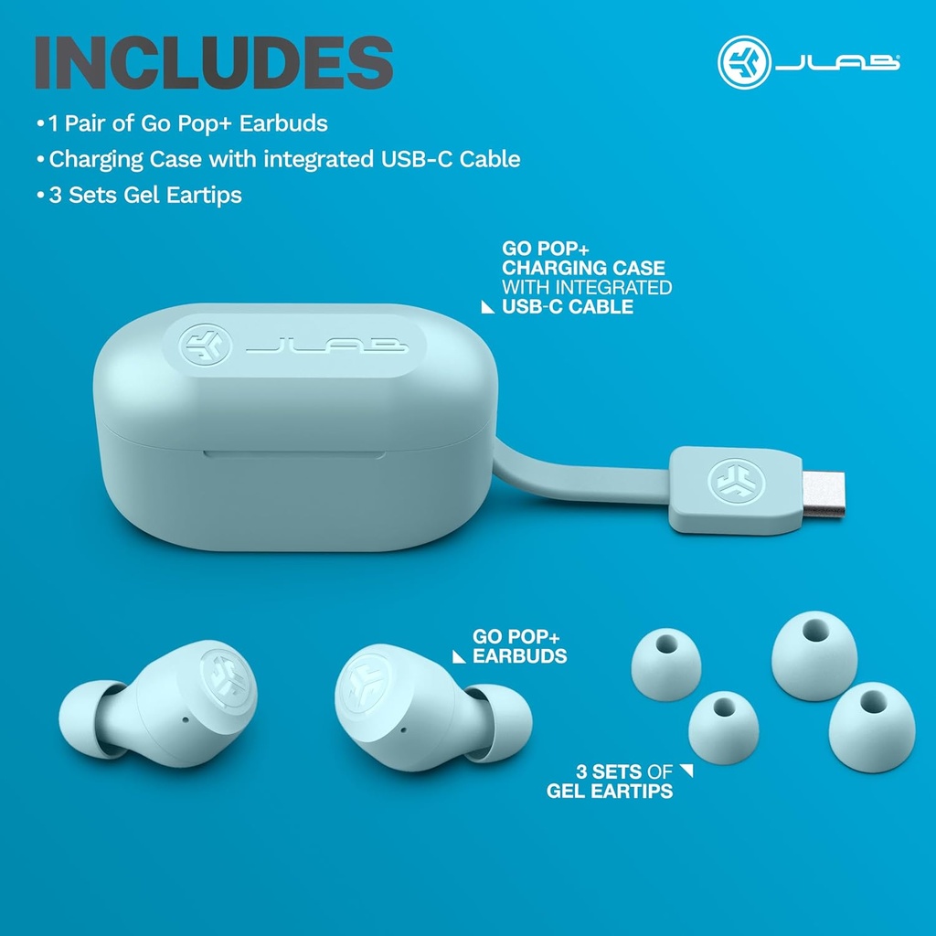 JLAB GO AIR POP WIRELESS EARBUDS