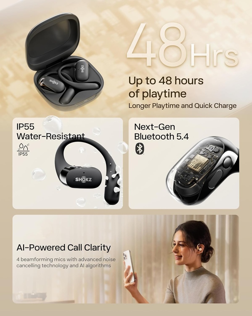 SHOKZ OpenFit 2 SE Open-Ear True Wireless EarBuds