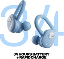 Skullcandy Push Play Active Wireless Earbuds - Preppy Blue