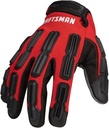 Craftsman Work Gloves, Anti-shock Impact Protection, Adjustable Cuff (pair)