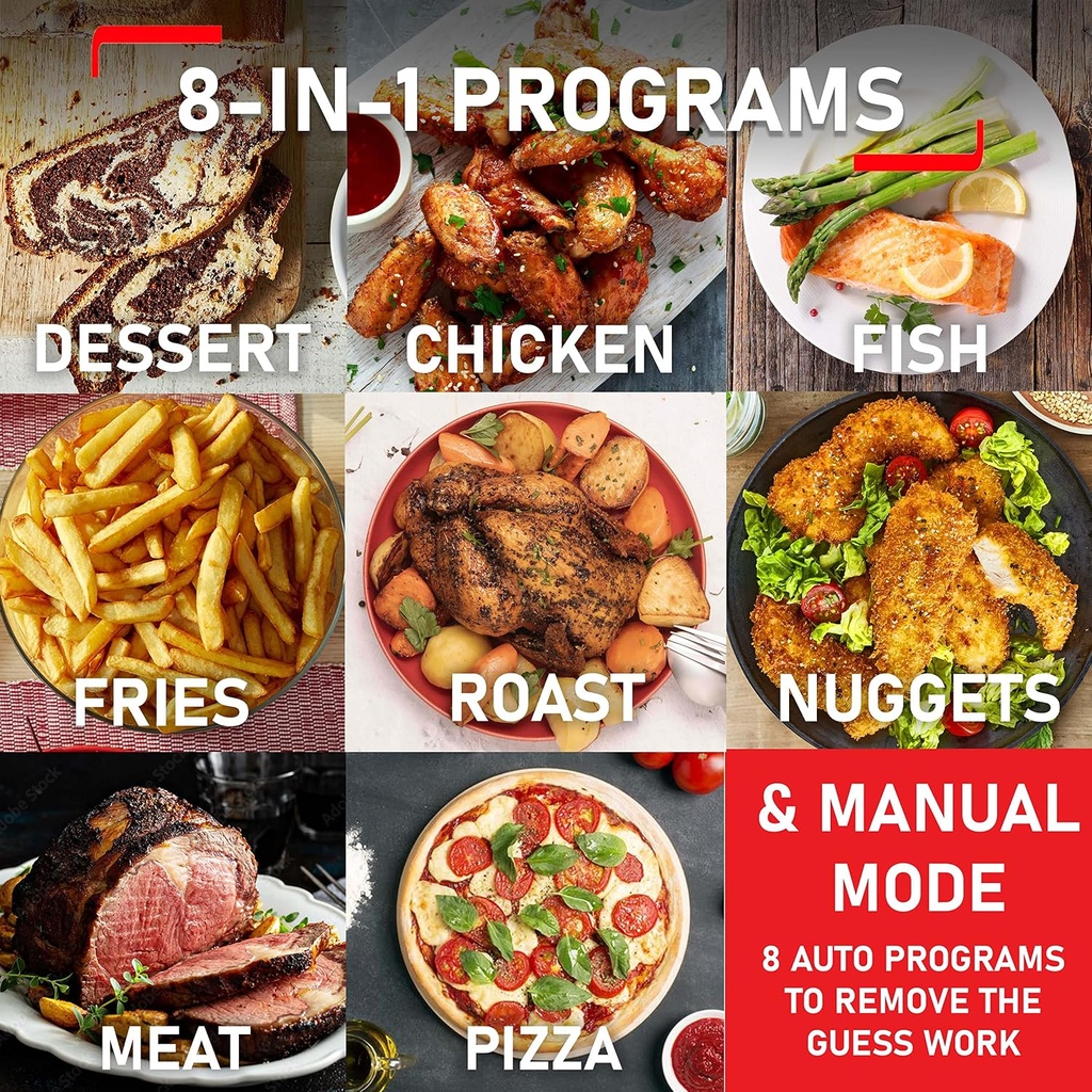 Tefal Easy Fry Precision 2-in-1 Digital Air Fryer and Grill 4.2L EY5058, 1550W