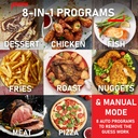 Tefal Easy Fry Precision 2-in-1 Digital Air Fryer and Grill 4.2L EY5058, 1550W