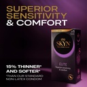 SKYN Elite Ultra Thin Lubricated Latex Free Condoms Value Pack, 46 Count