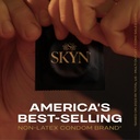 SKYN Elite Ultra Thin Lubricated Latex Free Condoms Value Pack, 46 Count