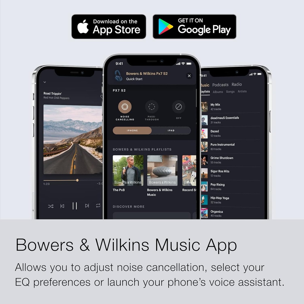Bowers & Wilkins Px7 S2 Noise Canceling Headphones