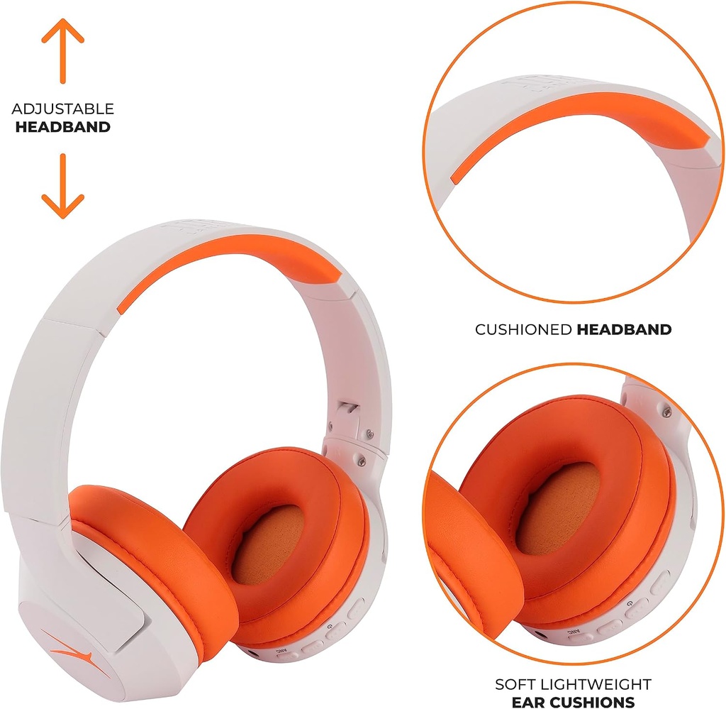 ALTEC LANSING 2-IN-1 KID SAFE HEADPHONE Orange