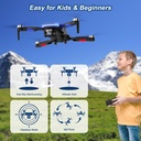 Aerial Drone with Camera for Kids, 1080P HD FPV Foldable CZ20