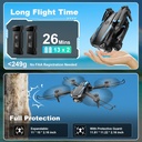 X31 Drone with 1080P Camera, Foldable Remote Control Quadcopter 