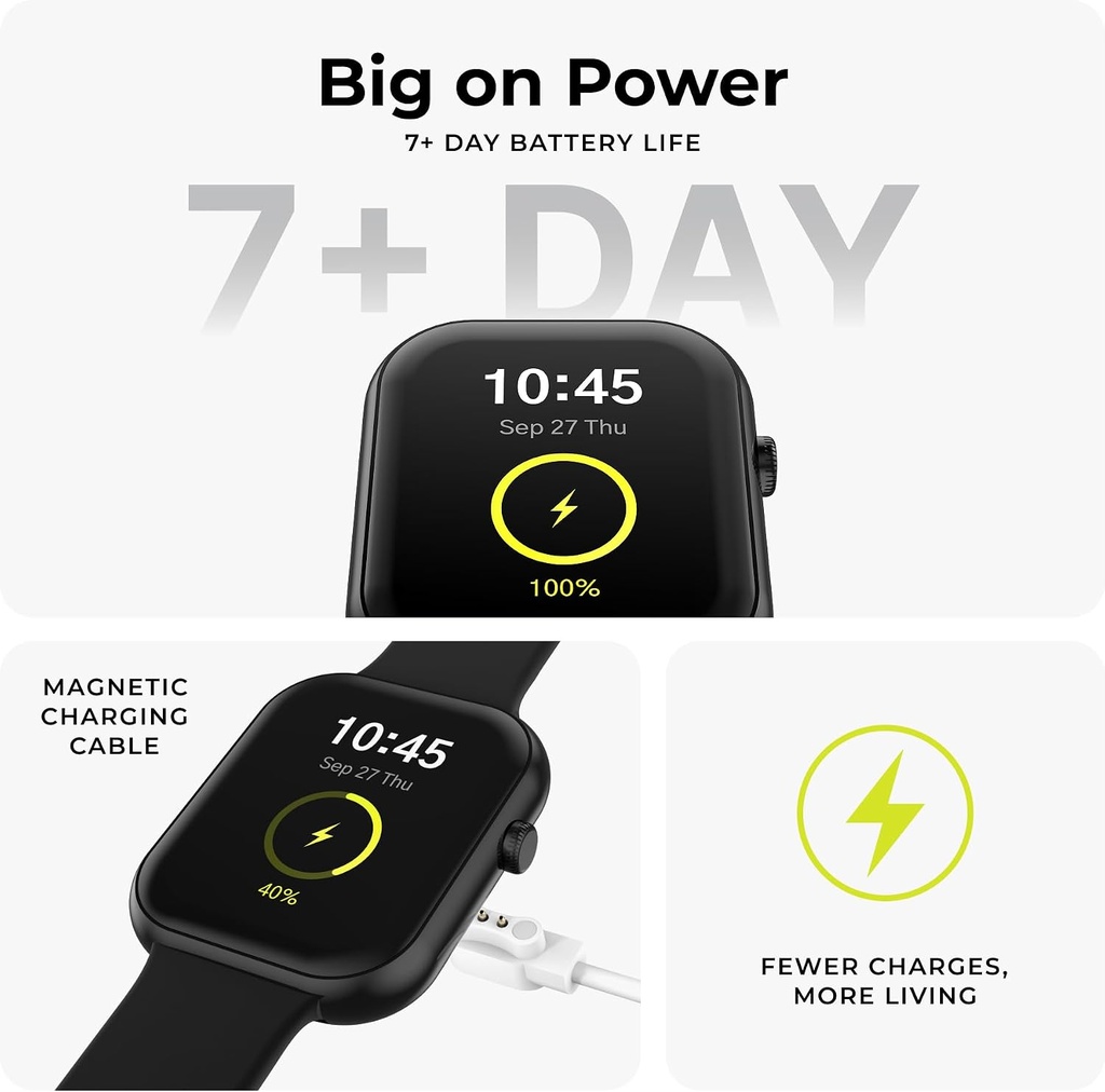 iTouch AIR 5 Smartwatch, 1.85" AMOLED Display