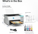 Epson EcoTank ET-2988 All-in-One Printer with Scanner, Copier, ADF, Wireless, Ethernet, White