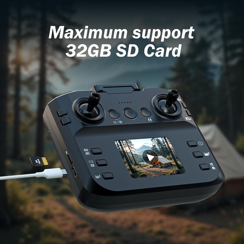 F417PRO Drone with Camera 1080P for Adults Kids, Mini Drone with HD Screen
