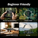 F417PRO Drone with Camera 1080P for Adults Kids, Mini Drone with HD Screen