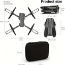 E99 Drone With Dual Camera, Foldable RC Quadcopter 