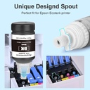 FASLVINK Compatible Ink Refill Bottles Replacement for Epson 502 Ink Black