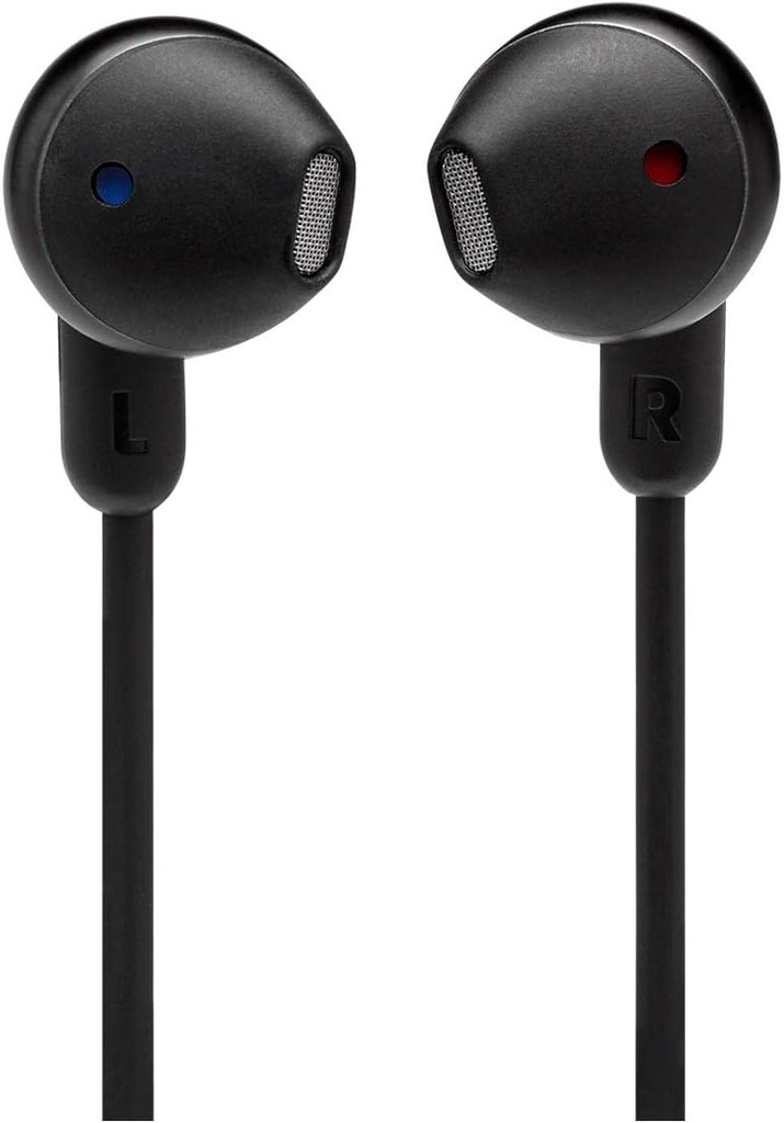 JBL Tune 215bt - Bluetooth Wireless in-Ear Headphones with 3-Button Mic/Remote and Flat Cable - Black, 