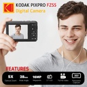 KODAK PIXPRO FZ55 16MP Digital Point & Shoot Camera,Bundle (Black)