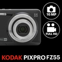 Kodak PIXPRO FZ55-BK 16MP CMOS Sensor Camera 5X Optical Zoom 28mm Wide