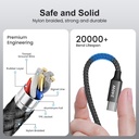 etguuds 240W USB C to USB C Cable 10ft, 2-Pack C to C Cable Fast Charging