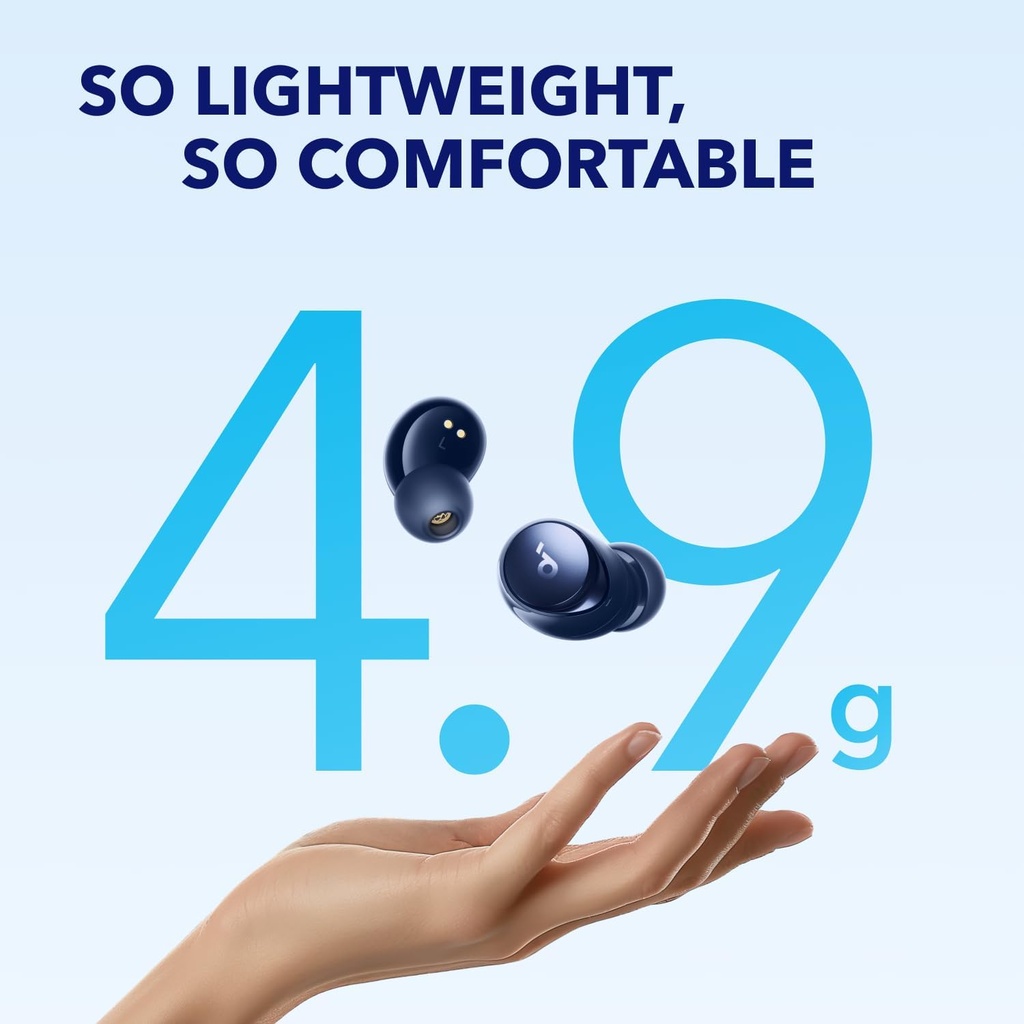 Soundcore by Anker Space A40 Adaptive Active Noise Cancelling Earbuds (Blue)