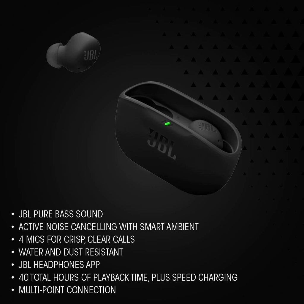 BL Vibe Buds 2 - Noise Cancelling Earbuds - Black