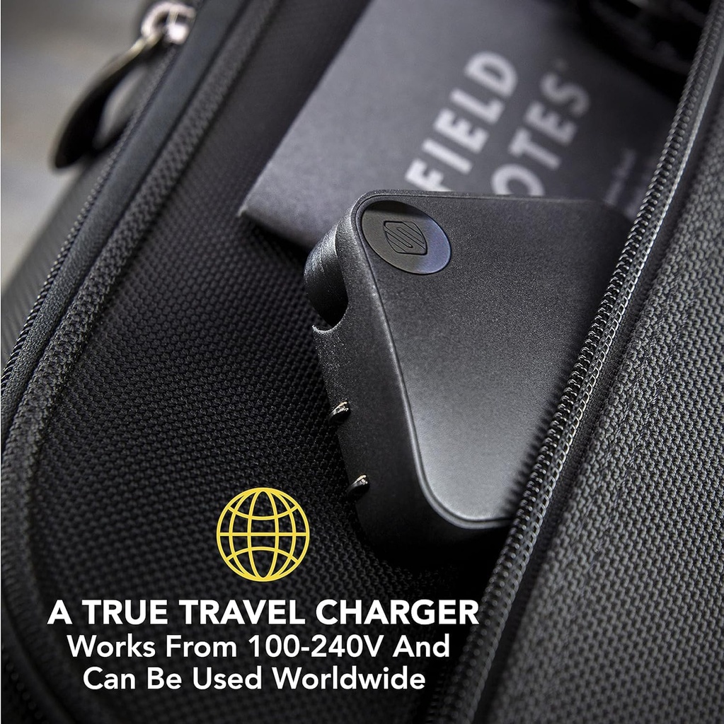 Scosche PowerVolt Travel30 2-in-1 Fast Travel Charging Station, Foldable Home Plug & Car Charger Adapter 