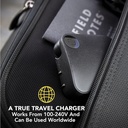 Scosche PowerVolt Travel30 2-in-1 Fast Travel Charging Station, Foldable Home Plug & Car Charger Adapter 