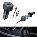 Anker PowerDrive c 2 27W Dual-Port Car Charger (USB-C + USB-A) with USB-C to USB-A Cable, 3 ft