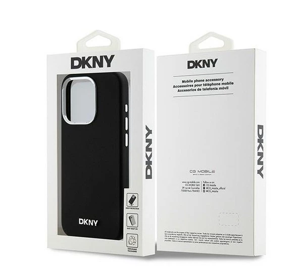 DKNY Transluscent Phone case for Iphone 16Pro Max (Black)