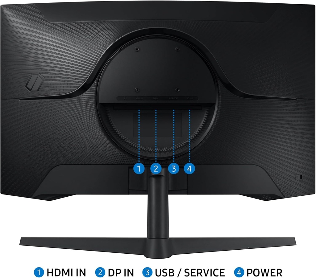 Samsung 32" Odyssey (G55C) Series QHD 1000R Curved Gaming Monitor, (LS32CG550ENXZA)
