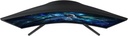 Samsung 32" Odyssey (G55C) Series QHD 1000R Curved Gaming Monitor, (LS32CG550ENXZA)