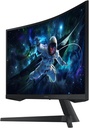Samsung 32" Odyssey (G55C) Series QHD 1000R Curved Gaming Monitor, (LS32CG550ENXZA)
