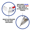 Bic 4-Color Retractable Ballpoint Pens, 6 pk. - Assorted Colors