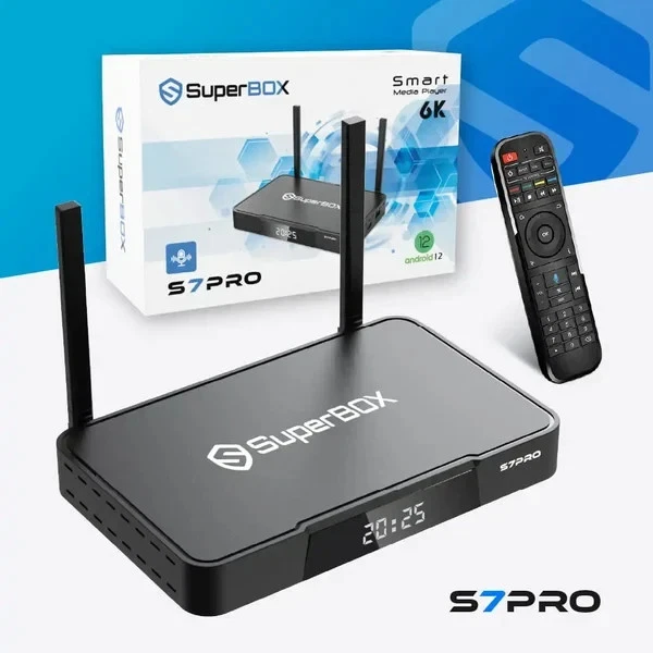 SuperBOX S7 Pro Android 12.0 TV Box 6K UHD 4GB 32GB WiFi 