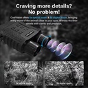 ENNOVOR Night Vision Binoculars 4400mAh Rechargeable Battery, 4k Video & Photo, Suitable for Security, Hunting, And Camping (25mm/50mm)