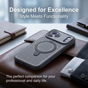 K61 Phone Case - Built-in Wireless Magnetic Attachment, Mesh Ventilation for Heat Dissipation, and Metal Kickstand.-IPHONE 15PRO - BLACK 