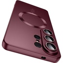  Luxury Magnetic Wireless Charging Matte Shockproof Soft Phone Case for Samsung Galaxy S25 Ultra Series - Grey