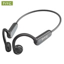 HTC NE66 Bluetooth 5.4 Bone Conduction Headphones Stable Connection Low Latency Wireless Earbuds for Sports Gaming Music Calls