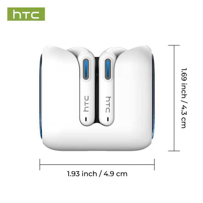 HTC NE49 TWS Wireless Translator Headphones - Black