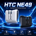 HTC NE49 TWS Wireless Translator Headphones - Black