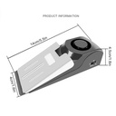 Door Stop Alarm with 120 dB Siren – Portable Travel Door Stopper Alarm Wedge for Hotel, Apartment & Dorm Security 