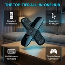 Air Mouse, Wireless Keyboard and Air Mouse 2.4GHz Connects to Air Remote Control Keyboard and Mouse, Compatible with Android TV Boxes/PCs/Smart TVs/Projectors/HTPCs/PC/TV| Double-Sided Motion-Sensing