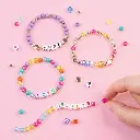 Make It Real Alphabet Bead Bracelet Craft Kit 