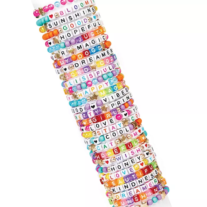 Make It Real Alphabet Bead Bracelet Craft Kit 