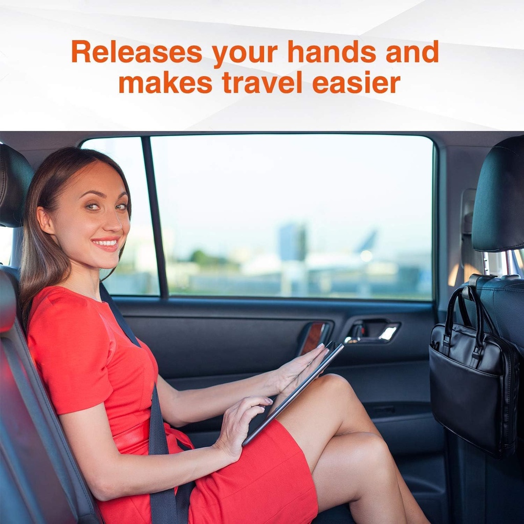 AUTO BASICS HEADREST SEAT HOOKS 4PACK 