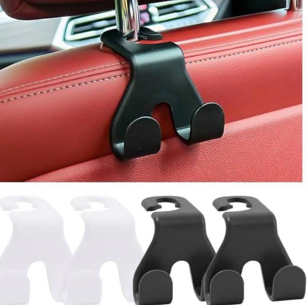 AUTO BASICS HEADREST SEAT HOOKS 4PACK 