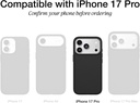 OtterBox iPhone 17 Pro Defender Pro Series Case - Black - Tough, Rugged & Durable iPhone Case, Snaps on MagSafe