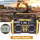 REALTREE RUGGED JOBSITE SPEAKER WITH LED LIGHT 